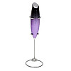 Капучинатор ручной с подставкой Adler AD 4499 Black/Violet