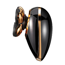Электробритва VGR V-316 аккумуляторная водонепроницаемая с триммером Black-Gold (3_02234)