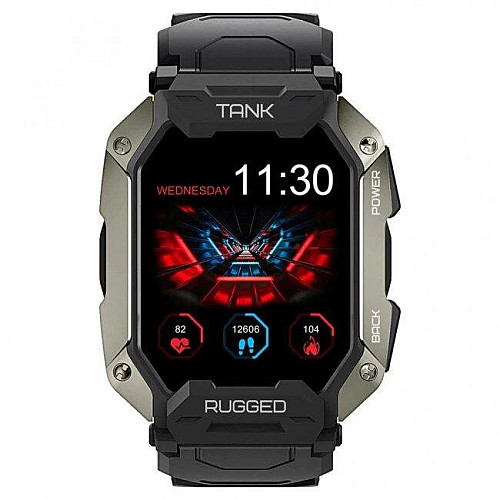 Наручные мужские смарт часы Kospet Tank M1 Pro Black (12393-hbr)