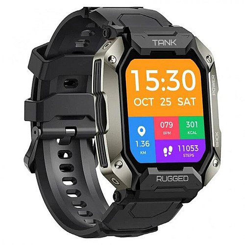 Наручные мужские смарт часы Kospet Tank M1 Pro Black (12393-hbr)