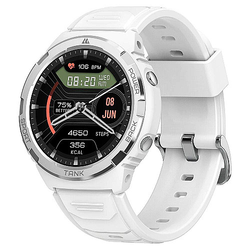 Наручные мужские смарт часы Kospet Tank S1 White (12392-hbr)