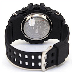 Наручные мужские смарт часы Skmei 1227 Black (12373-hbr)