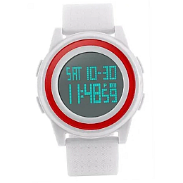 Часы наручные Skmei 1206 White (12368-hbr)