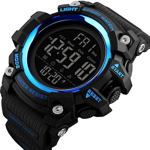 Наручні чоловічі годинники Skmei 1384 Blue (12357-hbr)