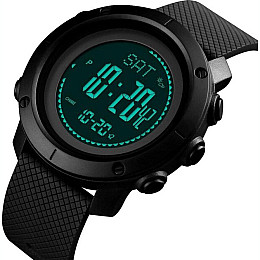 Наручные мужские часы Skmei 1427 Black ABS (12376-hbr)