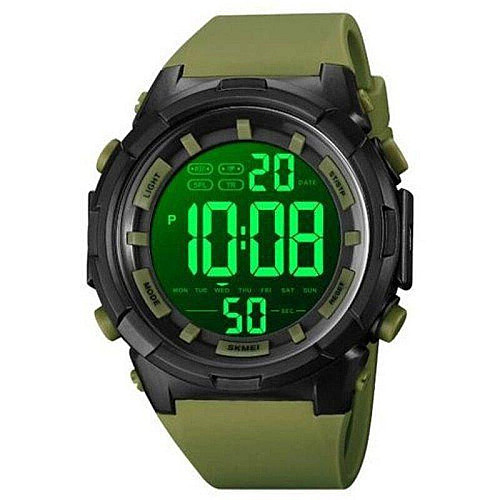 Наручні чоловічі годинники Skmei 1845 Army Green (12379-hbr)