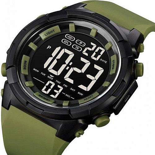 Наручні чоловічі годинники Skmei 1845 Army Green (12379-hbr)