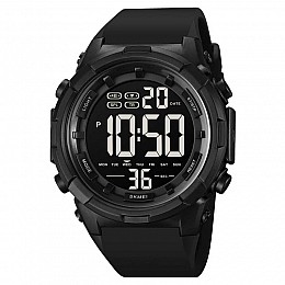 Наручні чоловічі годинники Skmei 1845 Black (12377-hbr)