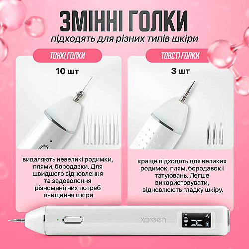 Електрокоагулятор плазмовий прилад для видалення папілом бородавок апарат (плазмова ручка) XPREEN 061