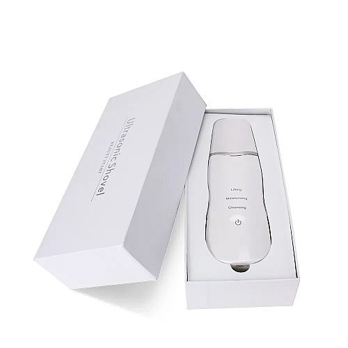 Ультразвуковий скрабер для очищення обличчя Sonic Skin Scrubber White (3_03927)
