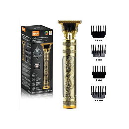 Триммер акумуляторний для стрижки бороди машинка для стрижки з насадками RAF R-429