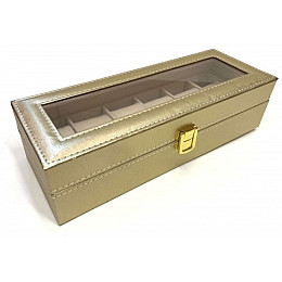 Шкатулка для зберігання годинників Craft 6PU.GL Золотий