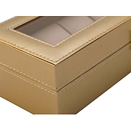 Шкатулка для зберігання годинників Craft 6PU.GL Золотий