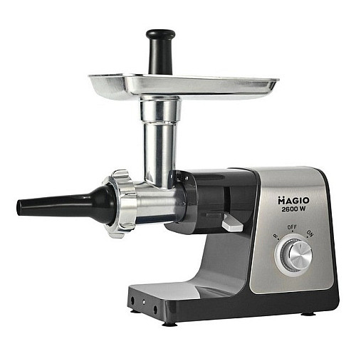 Електром'ясорубка MAGIO MG-262 Steel/Black