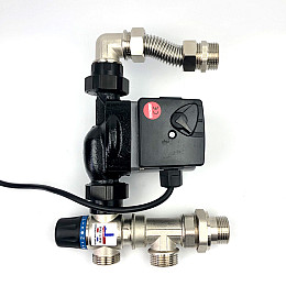 Смесительный узел Kvant Labaratory FLOMIX 25.40 KR 1" для теплого пола с насосом