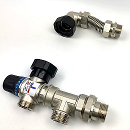 Смесительный узел Kvant Labaratory FLOMIX 1" теплого пола без насоса