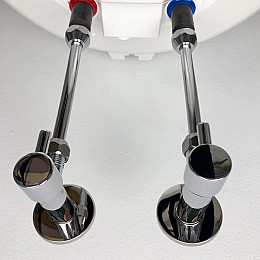 Набір для бойлера водонагрівача Kvant Labaratory MINI C1 Boiler Series 1/2" хром трубка 150мм