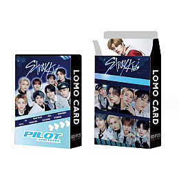 Набор карточек Стрей Кидс Stray Kids Pilot Ломо 60шт (23519) Fan Girl