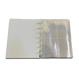 Альбом для хранения коллекционных карточек белый 30 страниц 120 отсеков (23244) Bioworld