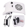 Аппарат для манікюру Max Manicure 858-8C 3 в 1 витяжка лампа 40Вт фрезер 25000 об/хв Білий (858-8C)