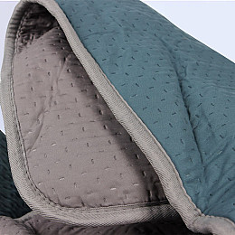 Электрическая простынь Lesko J-002 180*120 см Blue с двойным подогревом от сети 220 вольт