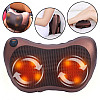 Массажная подушка в автомобиль MASSAGE pillow для спины и шеи с инфракрасным подогревом MS (1756374572)