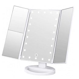 Зеркало для макияжа OPT-TOP с подсветкой Led Miror тройное (1756374683)