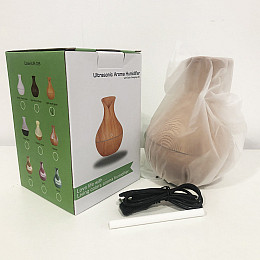 Ультразвуковий портативний зволожувач повітря Air Purifier LR053 з підсвіткою від USB з пультом (1756375298)