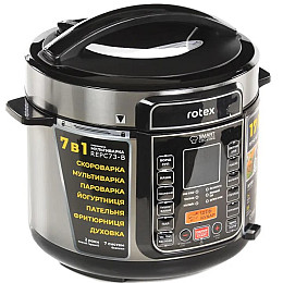 Мультиварка с фритюрницей Rotex REPC73-B LED-дисплей 17 программ 5л 900 Вт (1766211030)