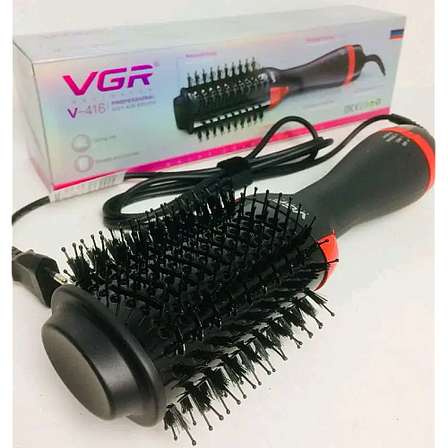 Мультистайлер для укладки волос фен/щетка/расческа VGR V416 1000W Черный (1823588022)