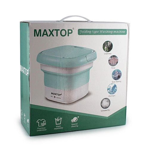 Складная переносная стиральная машина Maxtop 7399 Зеленая (1856384176)