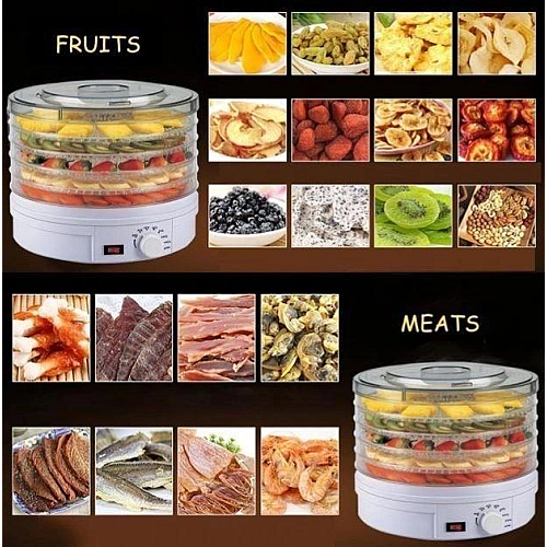 Сушилка для овощей/фруктов/мяса/пастилы/грибов OPT-TOP Zep line ZP-029 500Вт 5 ярусов Белая (1882166734)