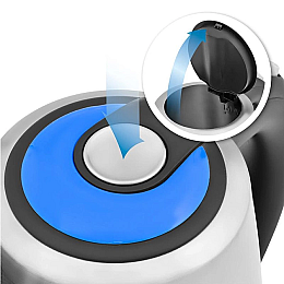 Электрочайник Aurora 3336 1.7 л 2200 Вт из нержавеющей стали белый (1963509958)