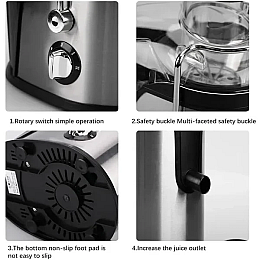 Електросоковижималка універсальна для фруктів та овочів RAF R.2805 Цитрус-прес для кухні (2087381065)