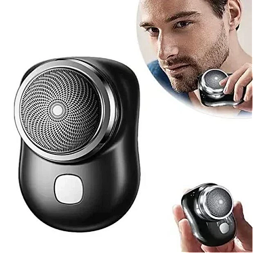 Електрична міні бритва-брелок OPT-TOP на акумуляторі бездротова USB Mini Shaver Black (2093506432)