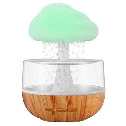 Увлажнювач повітря RIAS Облако RGB з ефектом дощу 300ml Коричневий (3_04347)