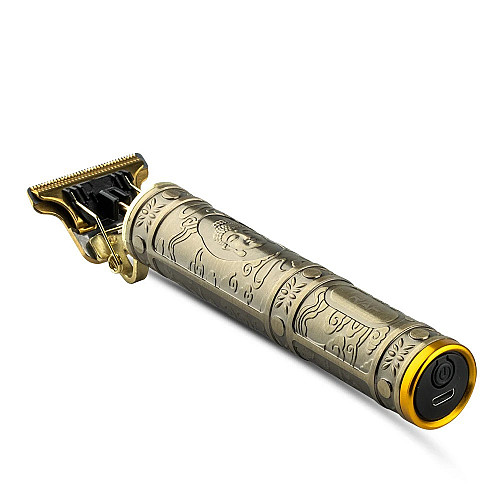 Триммер аккумуляторный для бороды и волос RAF R.430 5W Gold