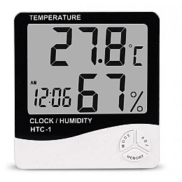 Термогигрометр цифровой Termo Ho HTC-1 влагомер термометр (М050788)