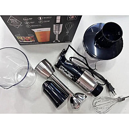 Погружний блендер RAF R.326 4в1 домашній міксер 800 Вт