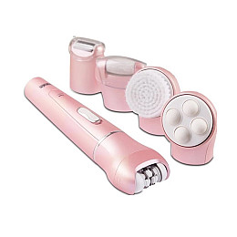 Эпилятор женский аккумуляторный Dsp 70153 многофункциональный 5 в 1 Розовый
