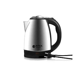 Электрочайник дисковый нержавейка BITEK BT-7001 2000W 2 л