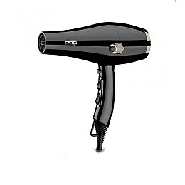 Фен профессиональный для сушки и укладки волос с насадками Dsp 30088A 1700W Черный