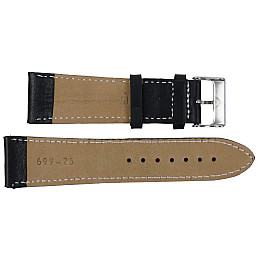 Ремешок для часов Mykhail Ikhtyar кожаный 26 мм Черный (S699-26S black)