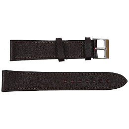 Ремешок для годинників Mykhail Ikhtyar шкіряний 20 мм Коричневий (S599-20S brown)