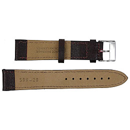 Ремешок для часов Mykhail Ikhtyar кожаный 20 мм Коричневый (S599-20S brown)