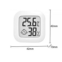 Термогігрометр Xiamen вологомір термометр для дому міні (HT050790)