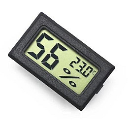 Термогігрометр цифровий Xiamen вологомір термометр чорний (HК050795)