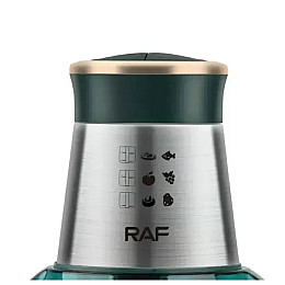 Потужний кухонний подрібнювач чоппер з металевою чашею RAF R.7029 1000 Вт 2 л