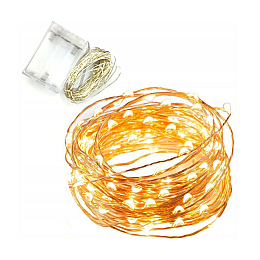 Світлодіодна гірлянда Led нитка Крапля роси 10 м 100 led на батарейках
