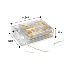 Світлодіодна гірлянда Led нитка Крапля роси 10 м 100 led на батарейках